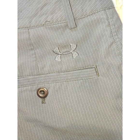 Under Armour Mens Performance Pants 34x32 Gray Striped - Picture 7 of 9